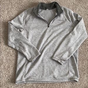 Grey medium weight quarter zip